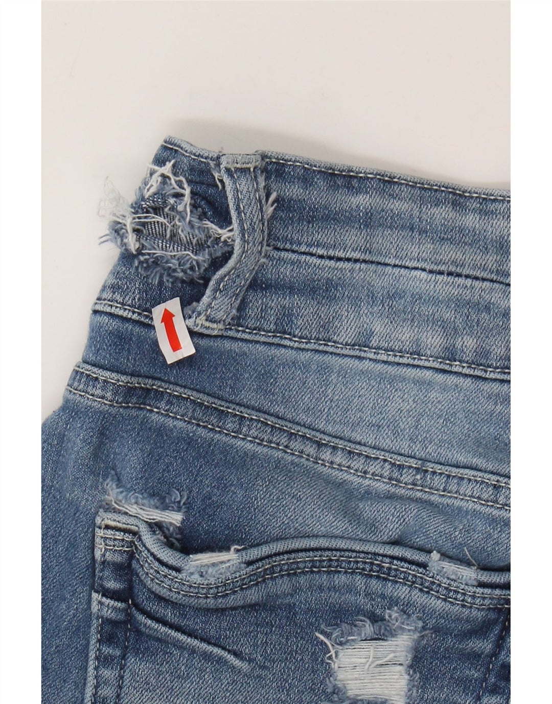 Женские рваные джинсы скинни BKE Payton со средней посадкой W29 L26, синий хлопок