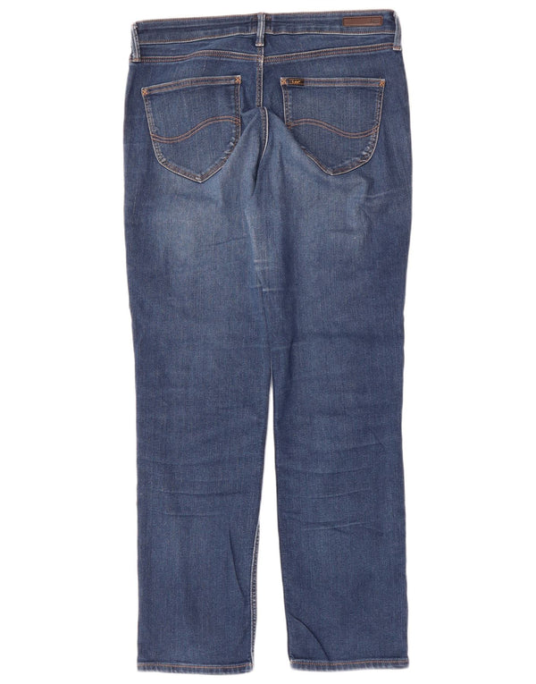 Женские прямые джинсы Lee Marion W31 L28, синий хлопок