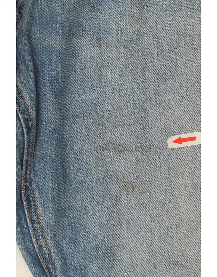 Мужские потертые узкие джинсы Jack & Jones W36 L28, синие, хлопок
