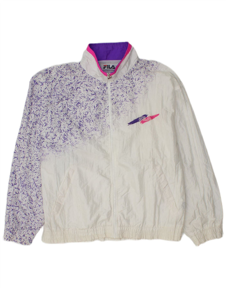 Fila Женский спортивный костюм Top Jacket IT 50 XL Белый в крапинку Полиамид