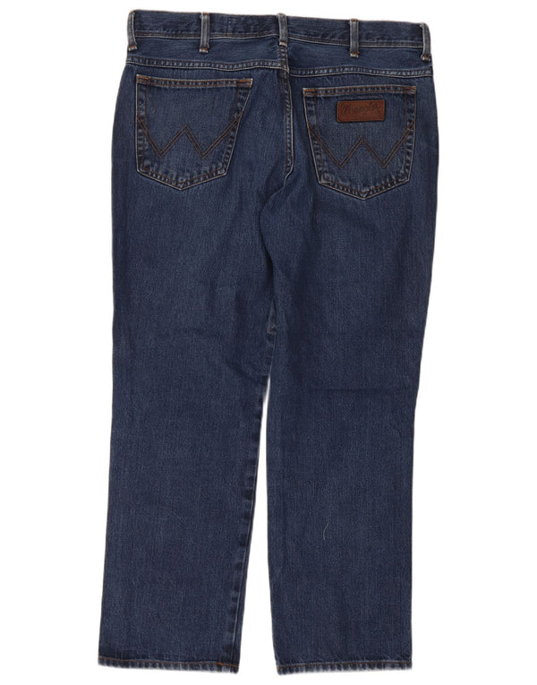 Мужские прямые джинсы Wrangler Texas W38 L30, синий хлопок