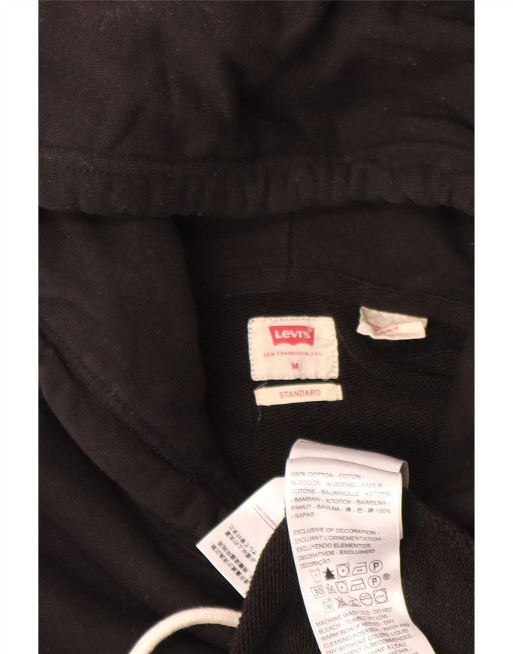 Мужской джемпер с капюшоном стандартного кроя Levi's, средний черный, хлопковый