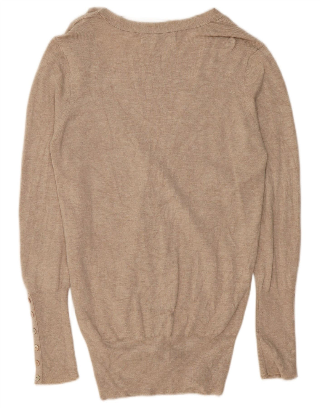 Женский кардиган Zara UK 12, средний бежевый вискоза