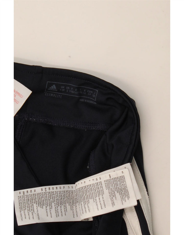 Леггинсы ADIDAS Climalite для девочек 9–10 лет, темно-синий, полиэстер