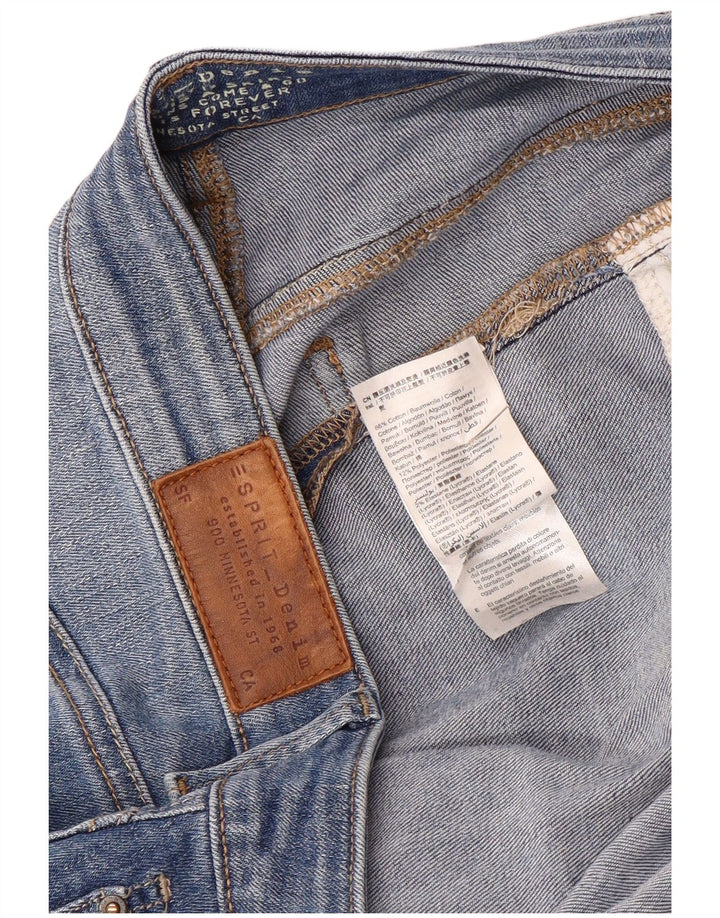 Женская джинсовая юбка Esprit W34, большая синяя, хлопок