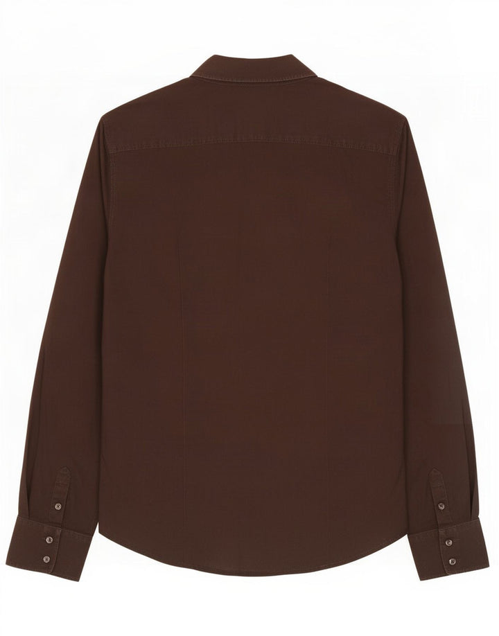 Женская рубашка под смокинг Tommy Hilfiger США 8, средний коричневый