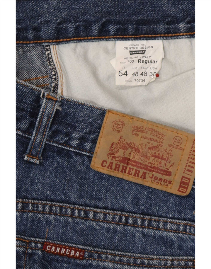Женские прямые джинсы Carrera 700 W38 L30 синие, хлопок
