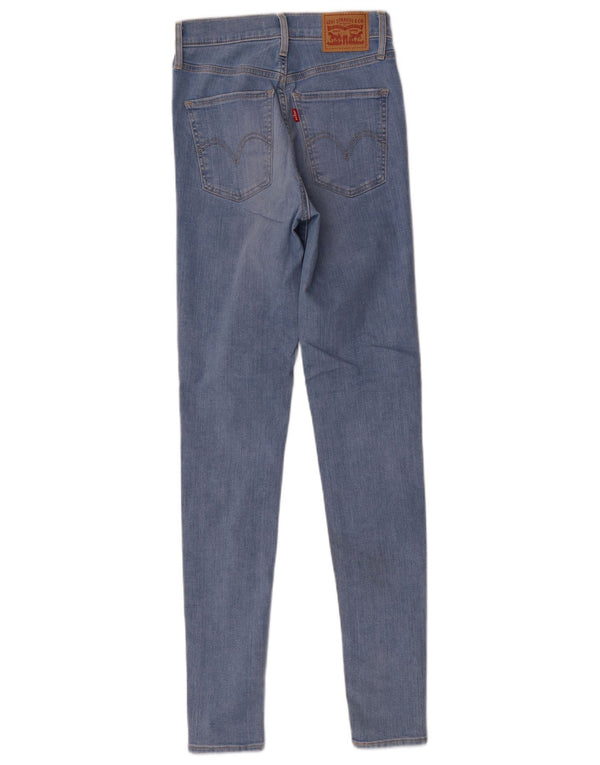 Женские джинсы суперскинни Levi's Mile High W27 L33, синий хлопок