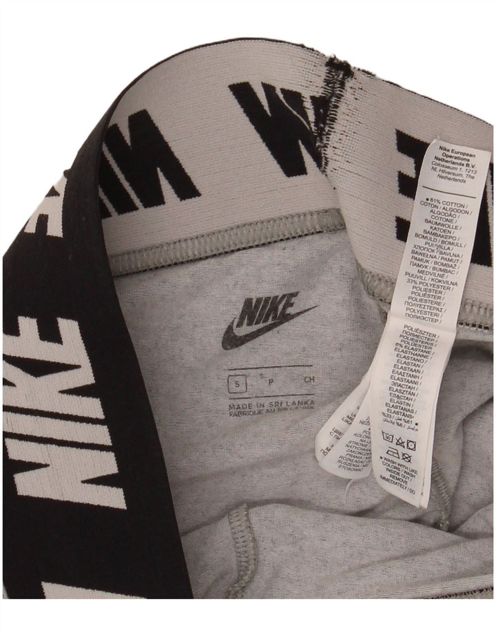 Женские леггинсы с рисунком Nike UK 10, маленькие серые хлопковые