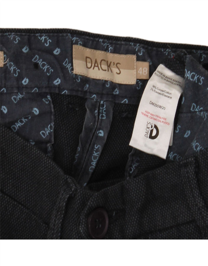 Мужские узкие брюки-чиносы Dack's IT 48 Medium W32 L32, черный хлопок