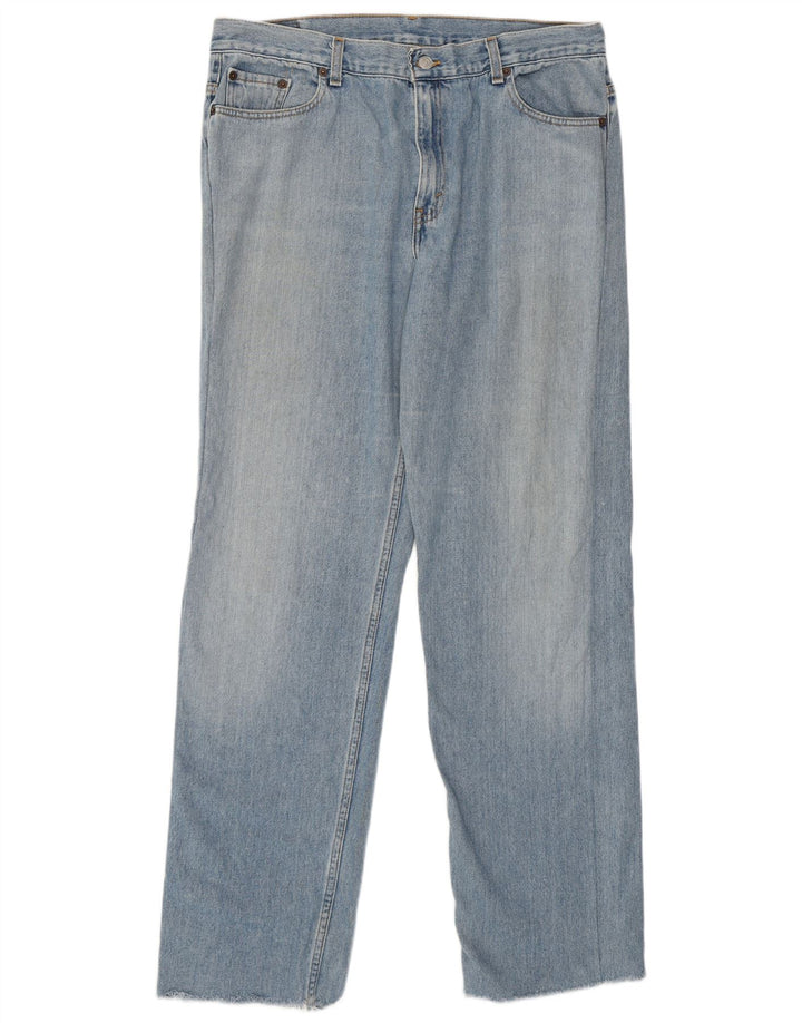 Женские свободные джинсы LEVI'S 577 с низкой талией США 16 2XL W38 L33 Синий хлопок