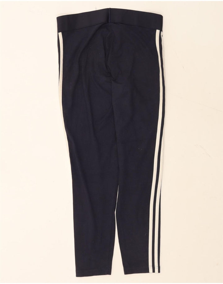 Женские леггинсы Adidas UK 12/14, средние, темно-синие
