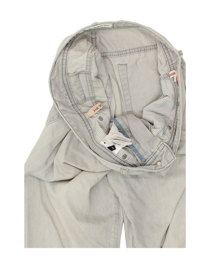 MURPHY & NYE Mens Custom Fit Straight Jeans W31 L27 Grey Cotton Vintage Murphy & Nye and Second-Hand Murphy & Nye from Messina Hembry 