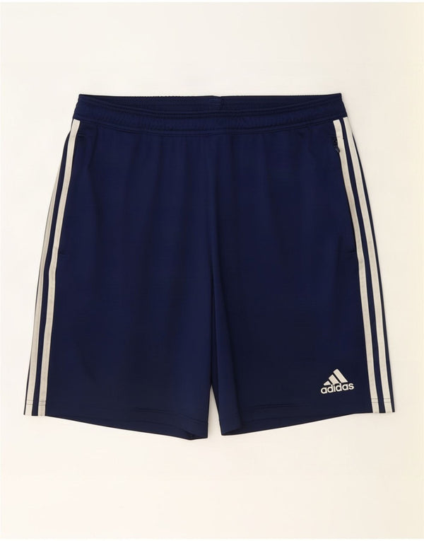 Мужские спортивные шорты Adidas Aeroready, большие темно-синие, полиэстер