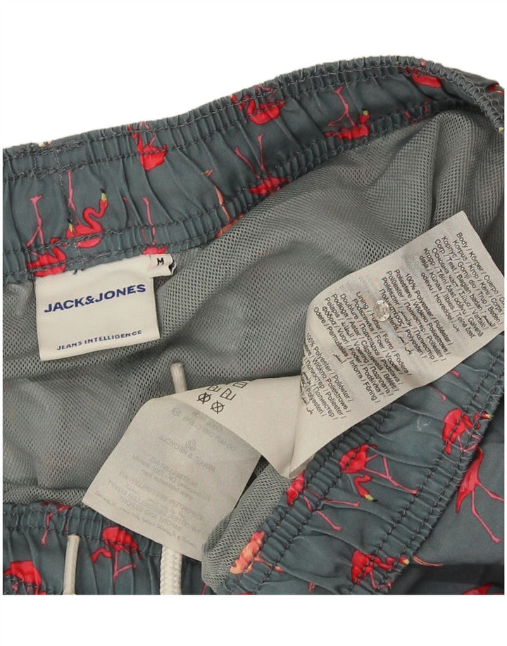 Мужские шорты для плавания Jack & Jones с рисунком, средний серый полиэстер