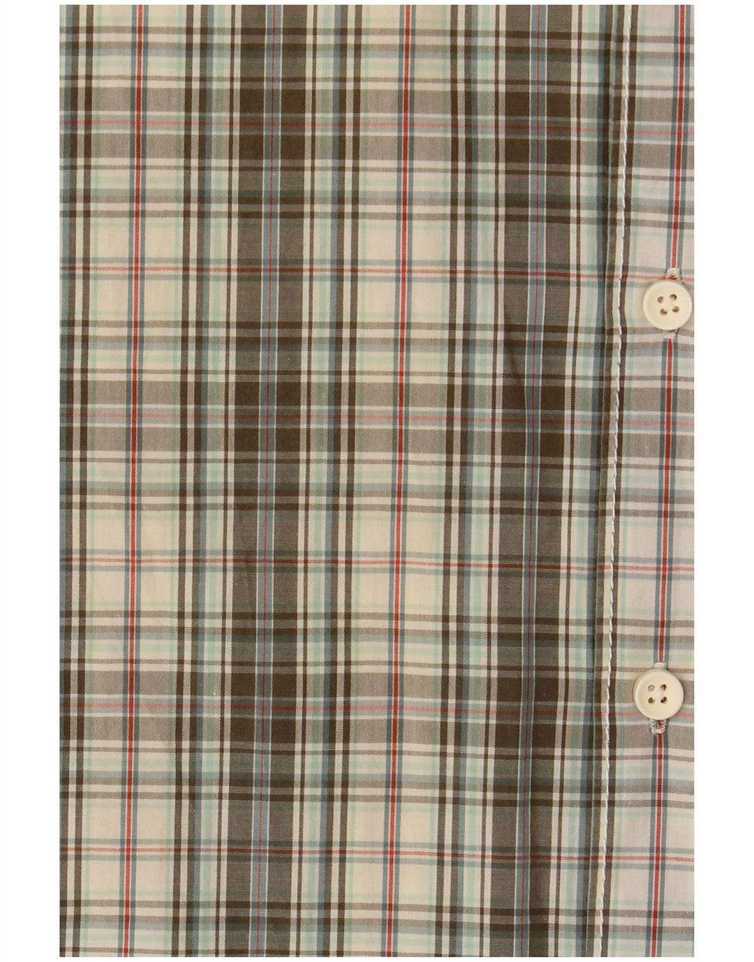 Мужская рубашка с коротким рукавом LEVI'S, хлопковая клетка цвета хаки, большой размер