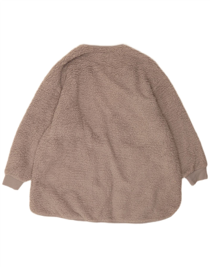 Женское флисовое пальто большого размера Marks & Spencer UK 18 XL серое