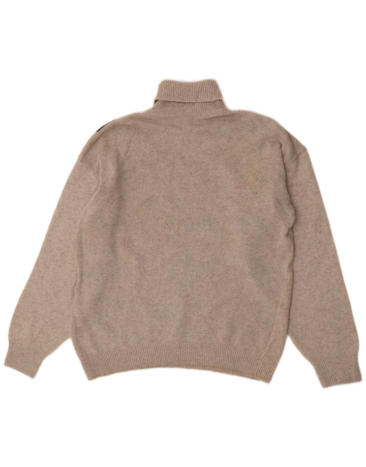 Мужской джемпер с высоким воротником Tom Tino IT 50 Medium Grey Argyle/Diamond