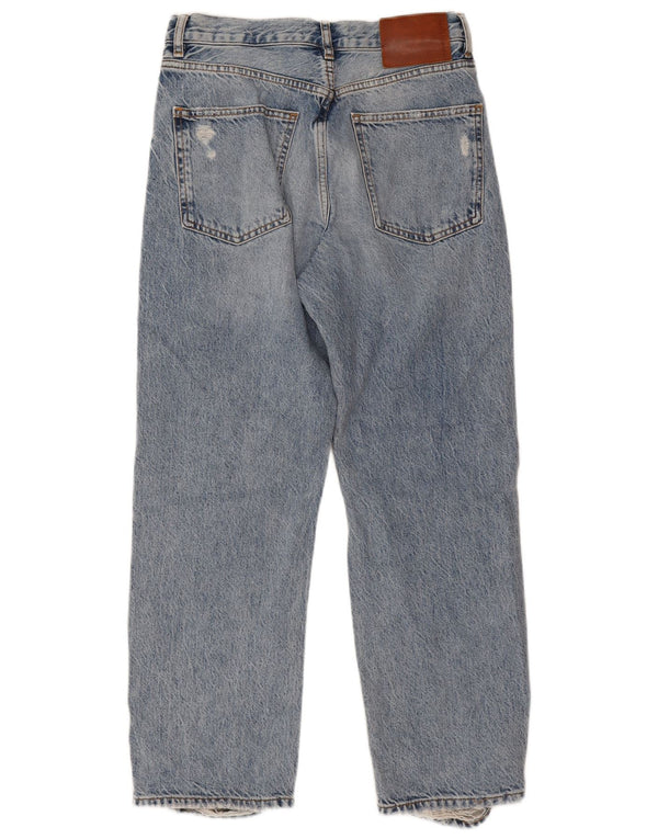 Женские прямые джинсы Zara EU 38, маленькие W28 L27, синие