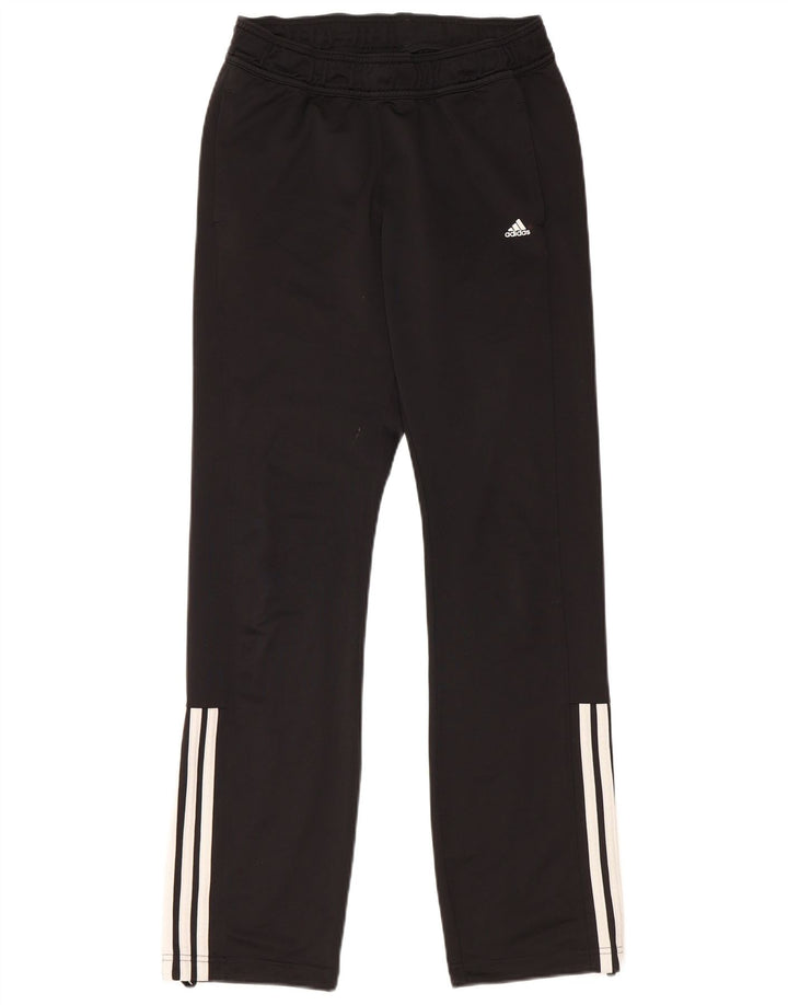 Женские спортивные брюки Adidas UK 8/10, маленький черный полиэстер