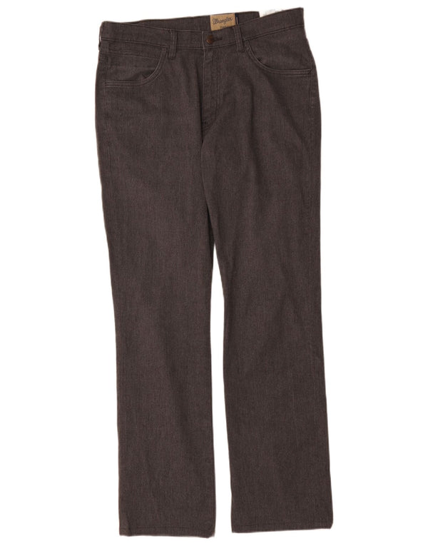 Мужские прямые джинсы-стрейч Wrangler Arizona W34 L34, серый хлопок