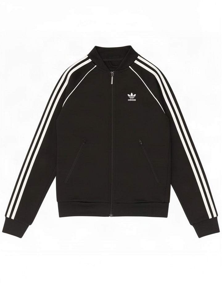Женская спортивная куртка Adidas UK 4 XS, черный полиэстер