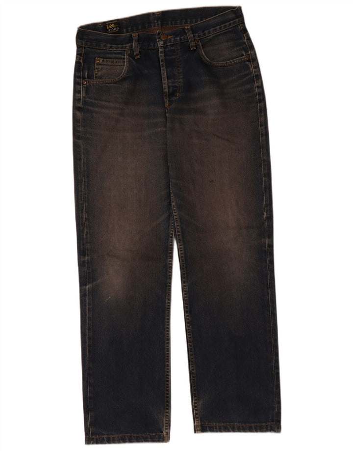 Мужские прямые джинсы LEE W30 L30 синие