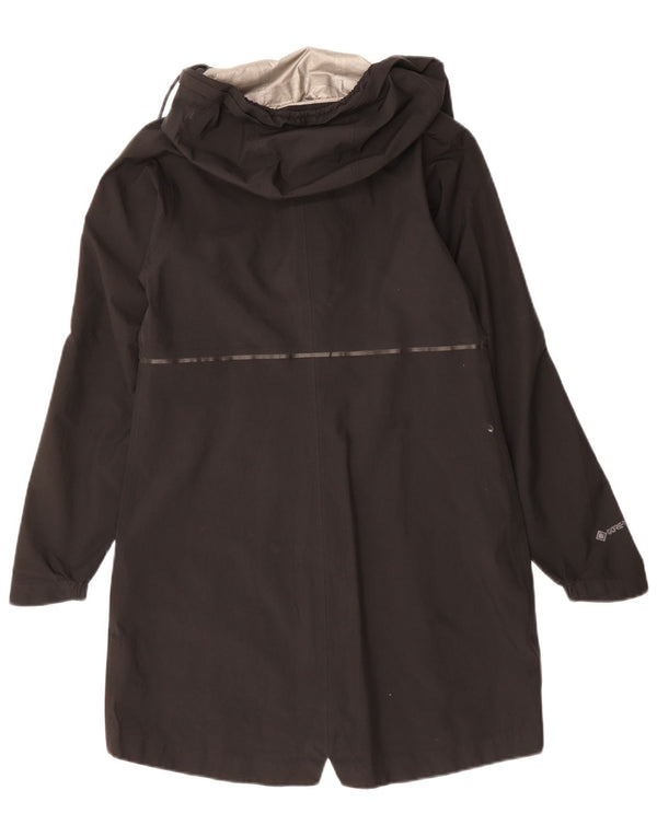 BERGHAUS Женский плащ с капюшоном Gore-Tex UK 10, маленький, черный, полиэстер