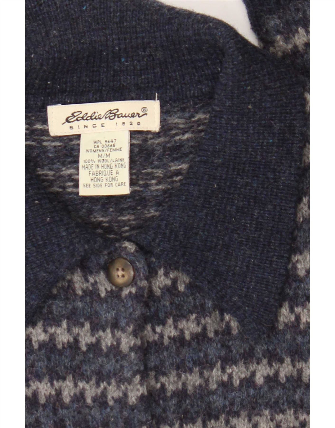 Женский кардиган Eddie Bauer, свитер UK 14, средний темно-синий, шерсть с узором «гусиные лапки»