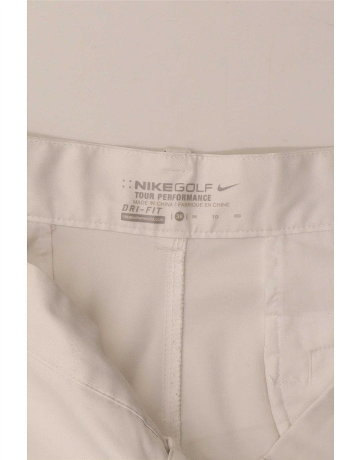 Мужские шорты-чиносы для гольфа Nike XL W38, белый полиэстер