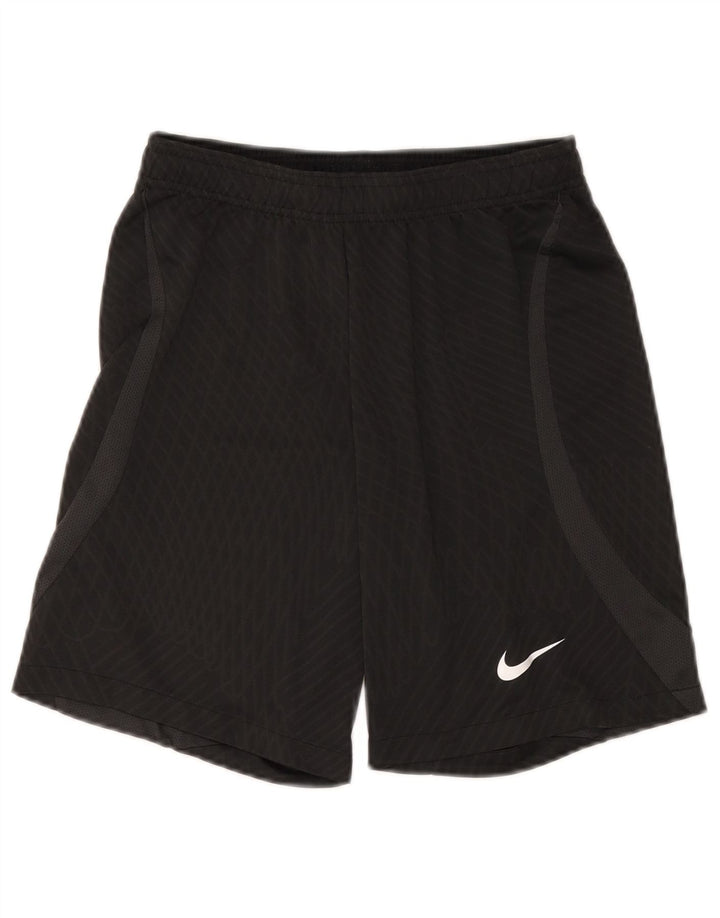 Мужские спортивные шорты Nike Dri Fit Slim Fit, маленькие черные полиэстер в клетку