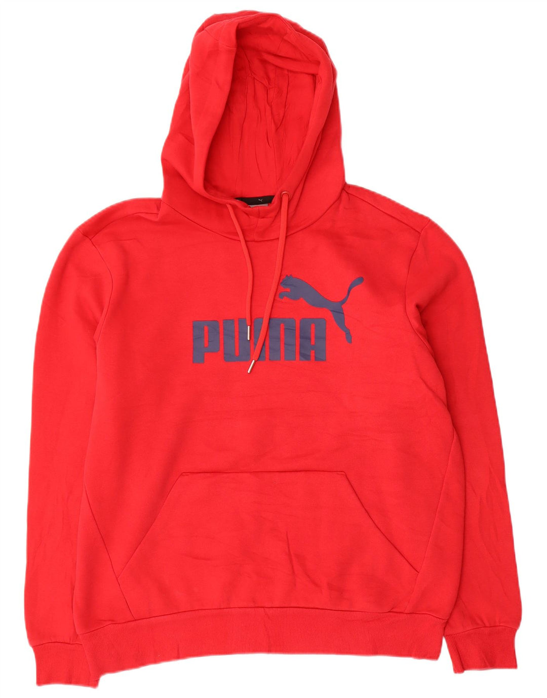 Мужской джемпер с капюшоном Puma, красный, хлопковый