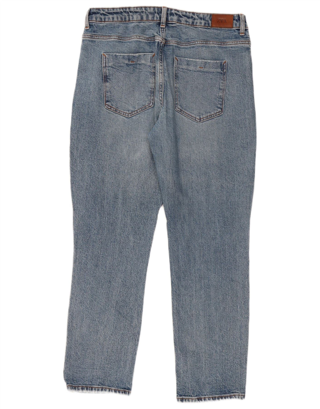 Женские потертые узкие джинсы ZARA EU 40 Medium W30 L27 Синие