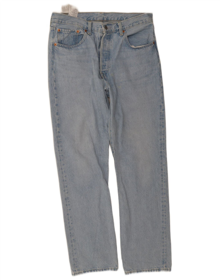 Мужские прямые джинсы Levi's 501 W31 L30 синие, хлопок