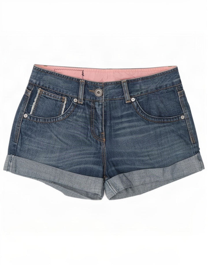 Женские джинсовые шорты Benetton IT 42 Medium W30 Синие, хлопок