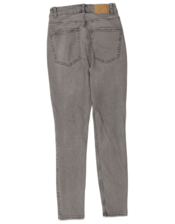 Женские джинсы скинни Zara EU 36 XS W26 L27 Серый хлопок