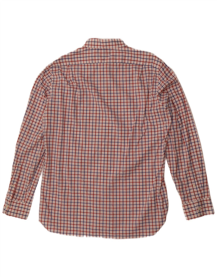 Мужская рубашка Thompson J. Crew, размер 16 16 1/2, большая белая клетка