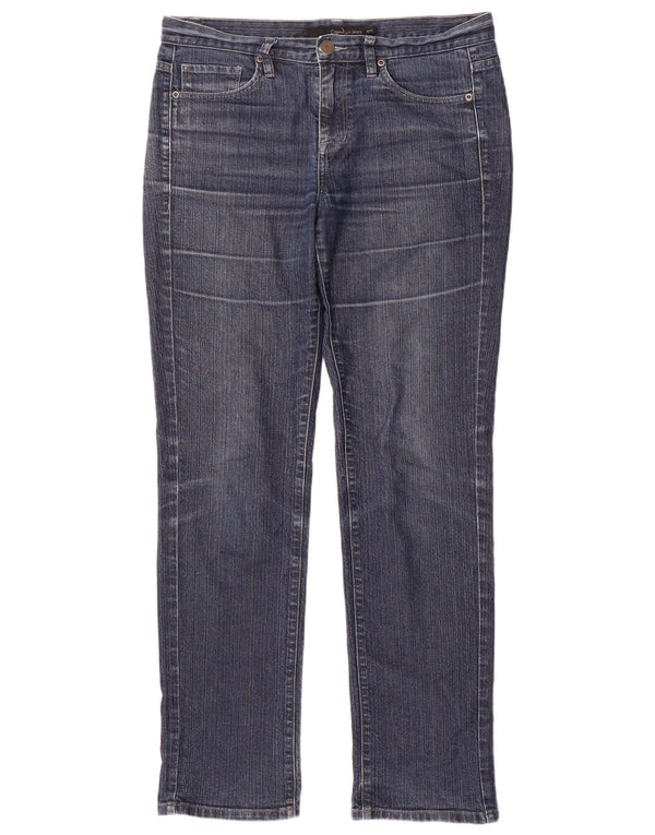Женские прямые джинсы Calvin Klein US 10, средние W30 L32, темно-синие, хлопок