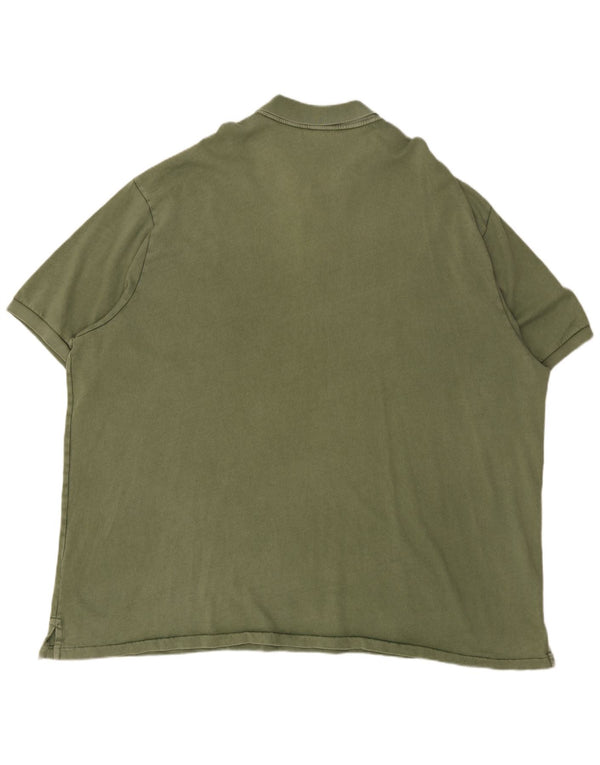 Мужская большая рубашка Polo Ralph Lauren 5XL, зеленый хлопок