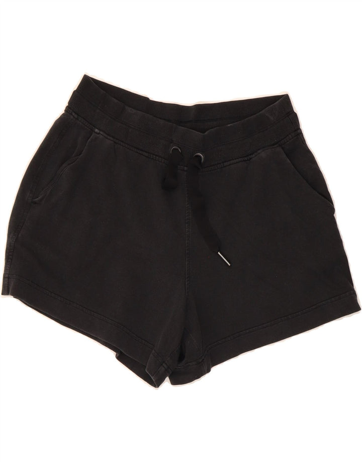 ATHLETA Womens Sport Shorts UK 10 Small  Black Cotton Vintage Athleta and Second-Hand Athleta from Messina Hembry 