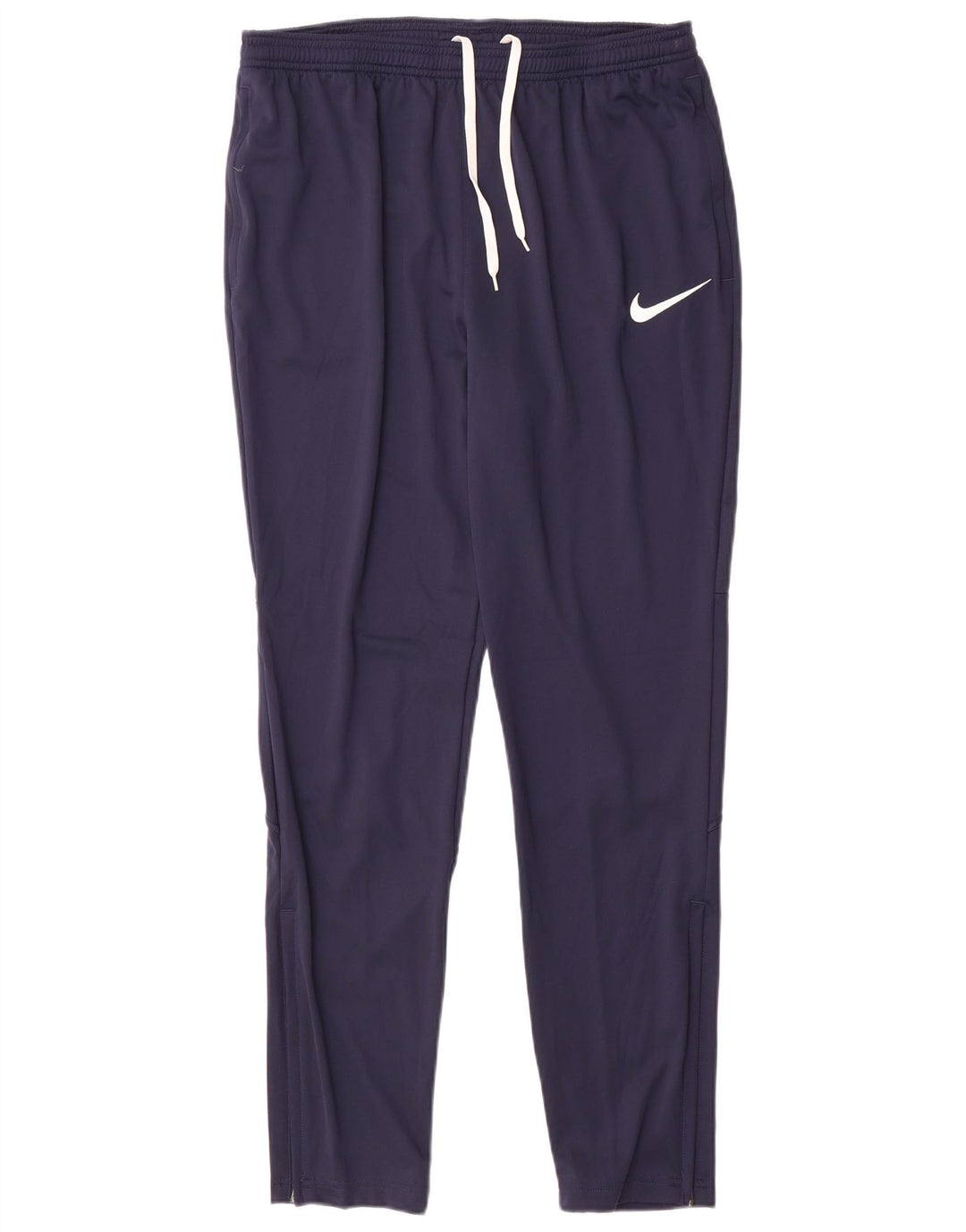 Мужские спортивные брюки Nike Dri Fit, большие темно-синие брюки из полиэстера