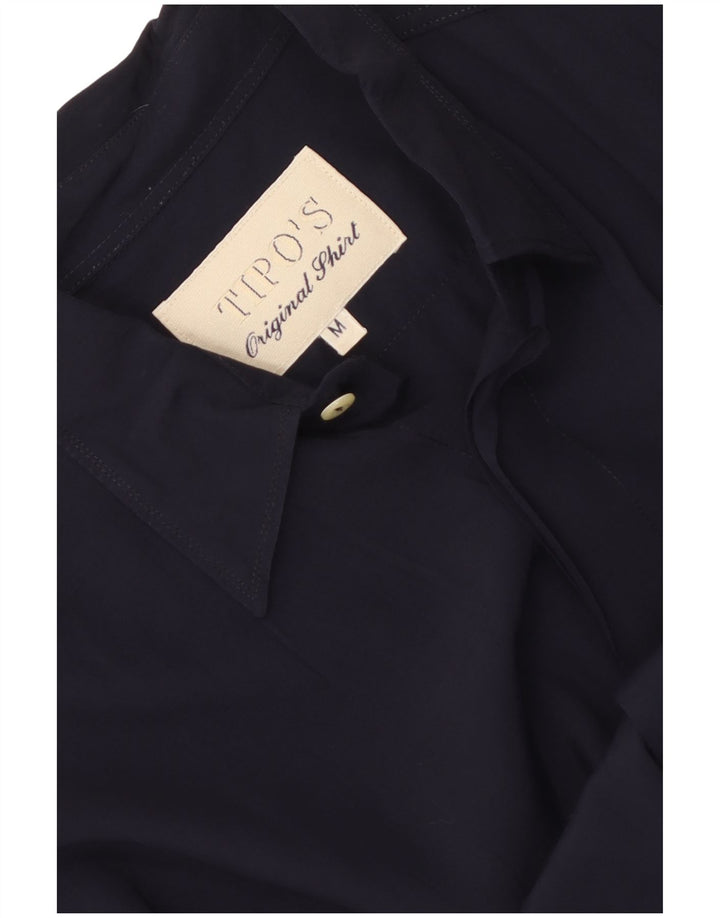 Мужская рубашка Tipo' S среднего размера, темно-синяя