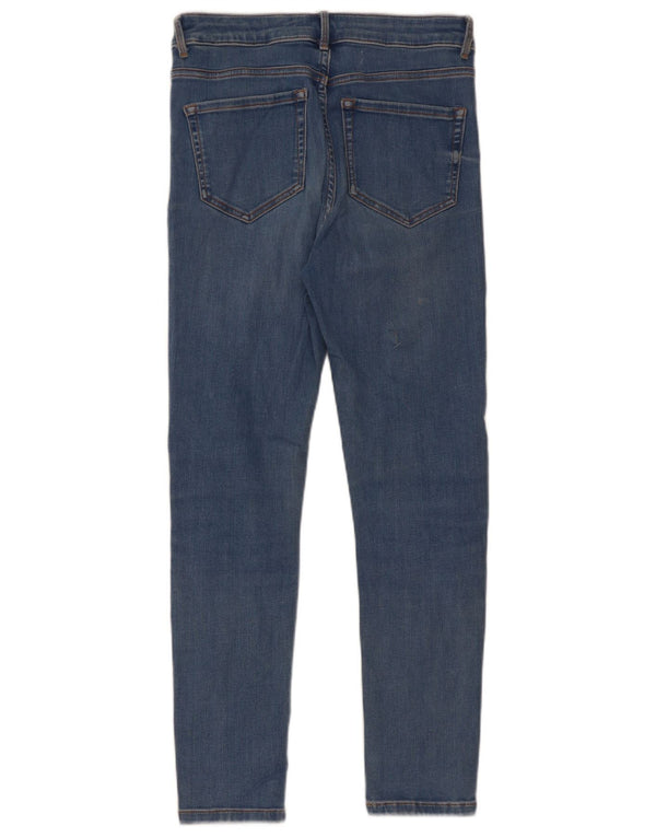 Женские джинсы скинни Marks & Spencer UK 8, маленькие W28 L26, синие, хлопок