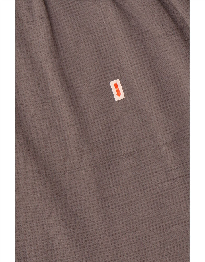 Мужские спортивные шорты с рисунком Russell Athletic, средние серые с цветными блоками