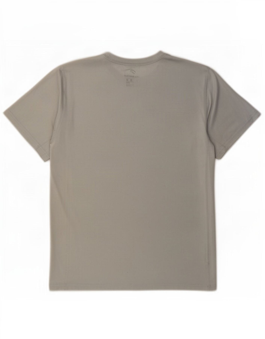 Мужская футболка Nike Dri Fit с графикой, верх из полиэстера среднего серого цвета