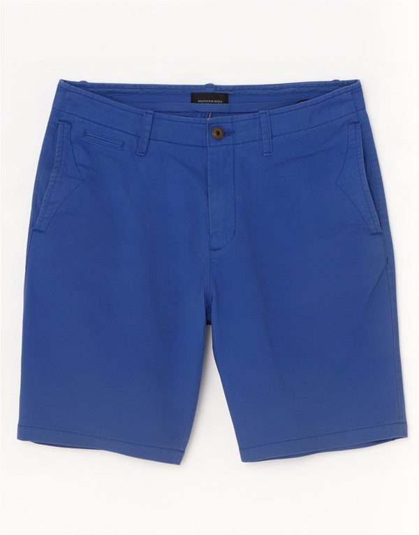 Мужские шорты чинос Scotch & Soda W30, средний синий хлопок