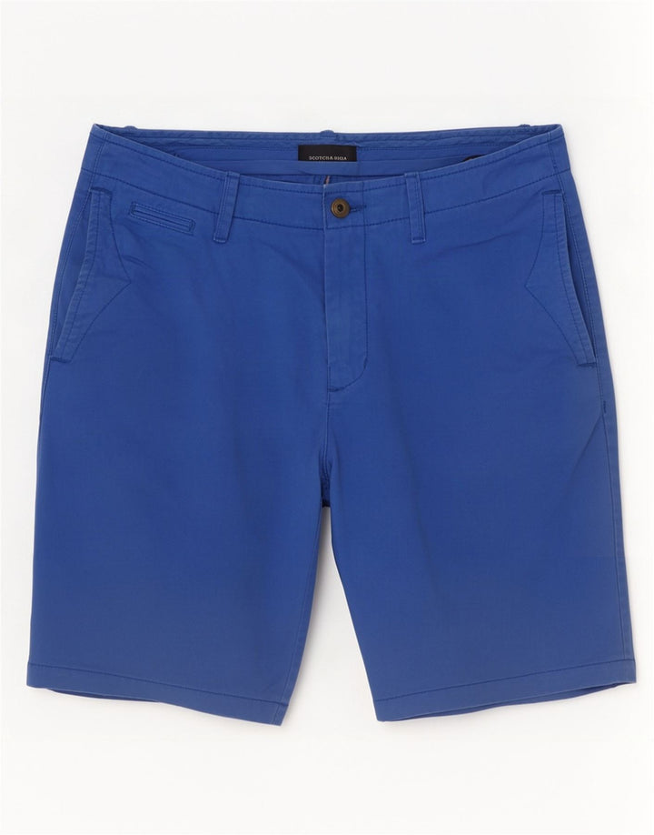 Мужские шорты чинос Scotch & Soda W30, средний синий хлопок