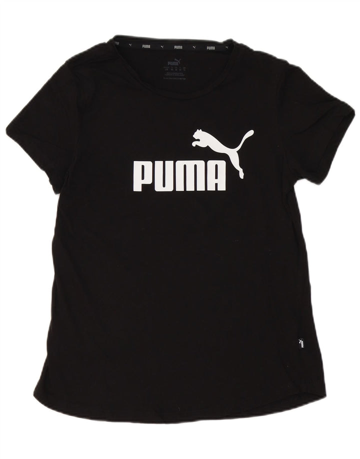 Женская футболка с рисунком PUMA Top UK 14, большой черный хлопок