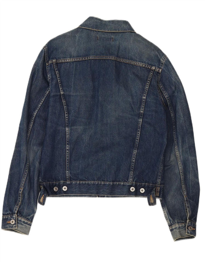 REPLAY Womens Denim Jacket UK 14 Medium Blue Cotton