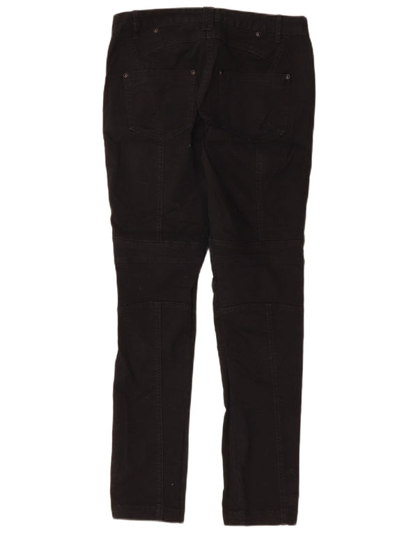 Женские узкие джинсы Marks & Spencer UK 10, маленькие W30 L30, черные, хлопковые